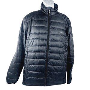 Golite Men's Black Long Sleeve Full-Zip Quilted 800 Down Puffer Jacket Size M
